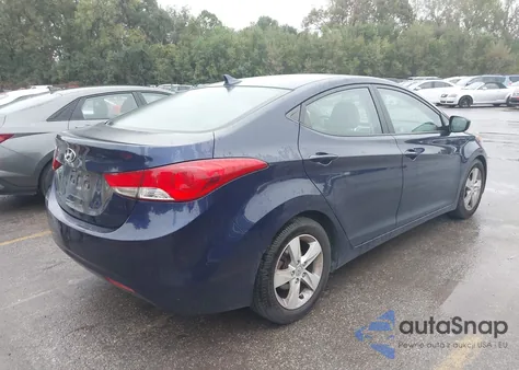 2012 Hyundai Elantra Gls из США, поврежденный, VIN 5NPDH4AE8CH144883